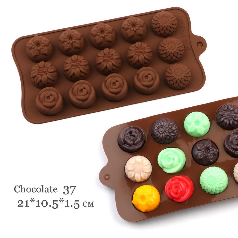 Silicone Chocolate Molds | Non-Stick Candy & Cake Chocolate Making Mold Kit | For Kids & Adults ( heart shape)