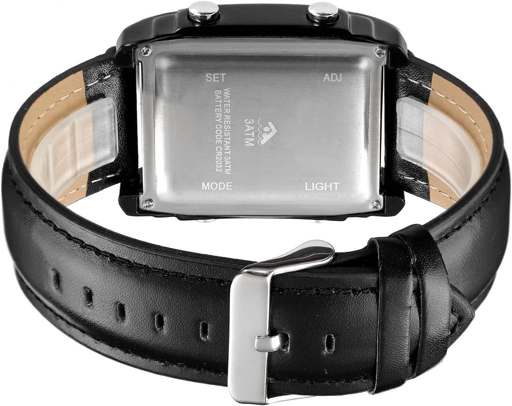 Original Skmei 1868 Boys New Style Design Famous Watch Digital Analog Mens Wrist Watches for Men Luxury Watch - Without Box - Black With Golden Case